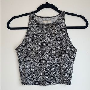 Abercrombie High Neck Crop Top